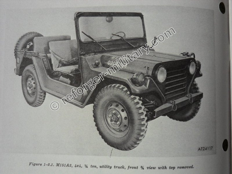 Handbuch TM 9-2320-218-10 – Wartungs- & Funktionsanweisungen für den Ford Mutt M151