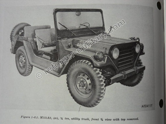 Handbuch TM 9-2320-218-10 – Wartungs- & Funktionsanweisungen für den Ford Mutt M151