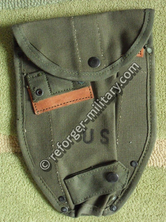 Original US Army M1956 Canvas Cover – Spatentasche für Klappspaten aus der Vietnam-Ära