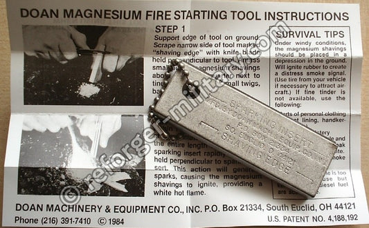 Fire Starter, Magnesium