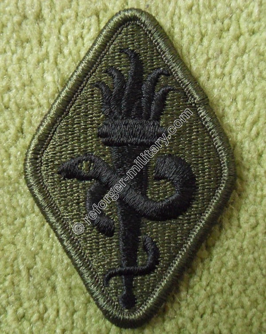 US Army Medical School Patch in Subdued