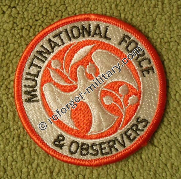 MFO Patch – Multinational Forces and Observers – Reforger Military ...