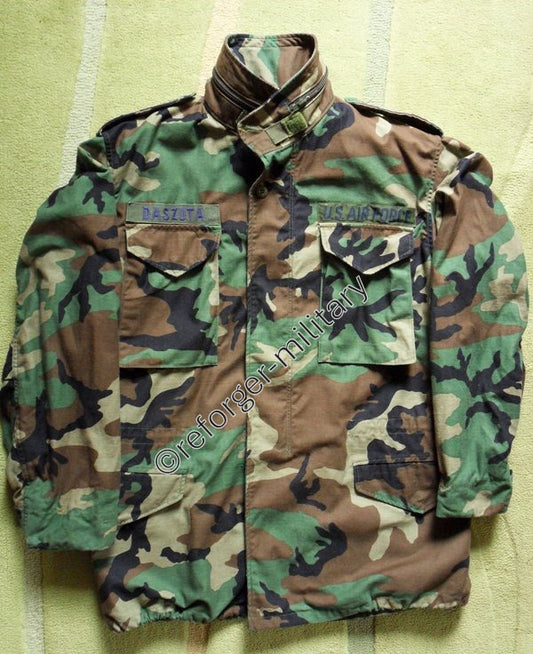 Original M65 Feldjacke in Woodland