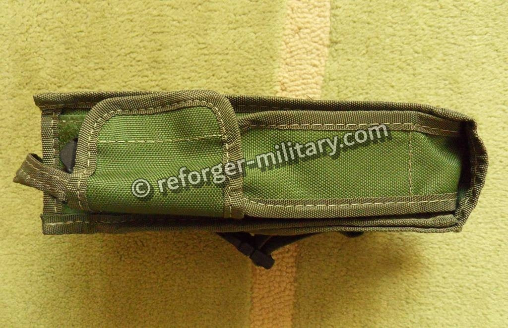Seitenansicht der CNR-710 Tragetasche – Robustes Nylon-Material für Militärfunkgeräte