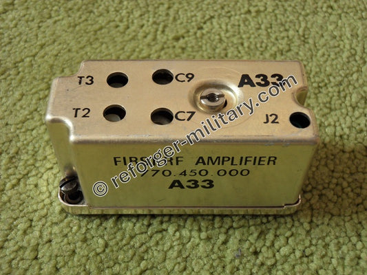 PRC-77 / RT-841 Circuit Module A33 – First RF Amplifier (Empfänger-Vorstufe)