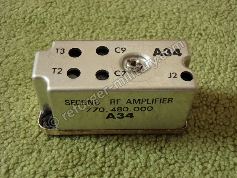PRC-77 A34 Module – Second RF Amplifier (Empfänger-Zwischenstufe)