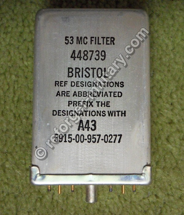 PRC-77 / RT-841 Circuit Module A43 – 53-MC Filter (Zwischenfrequenzfilter)