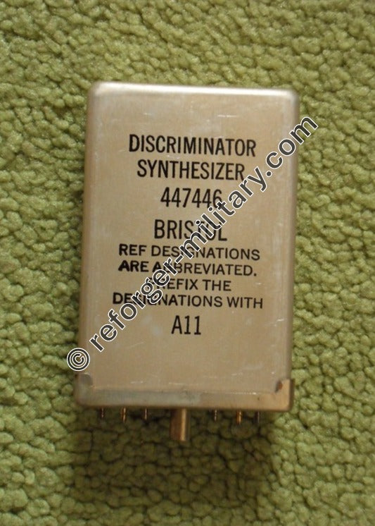 Rf Discriminator Module PRC-77 A11 Discriminator-Synthesizer Module – Reforger Military Online ...