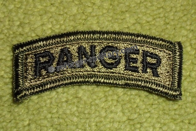 Ranger Tab, Subdued BDU Patch