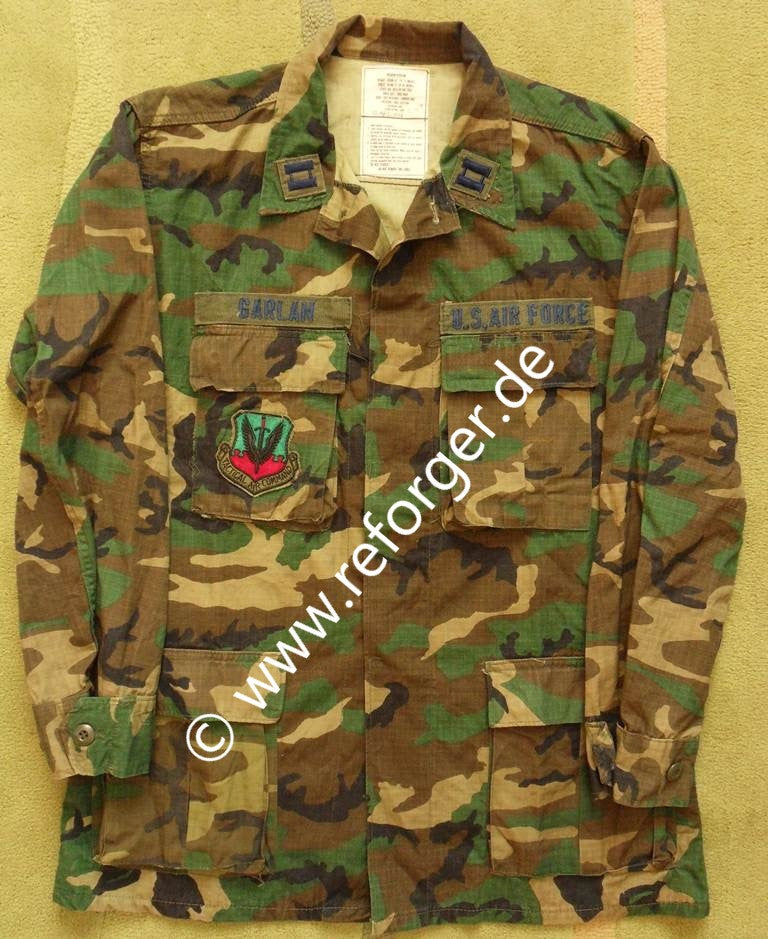 Us Rdf US Air Force ERDL RDF Seltene Camo Jacke – Reforger Military Online Store