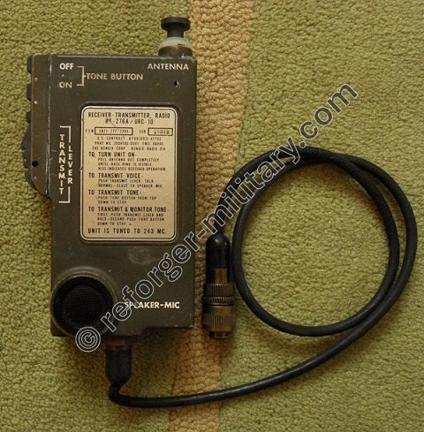 RT-278(A)/URC-10 SAR-Funkgerät der US Army – tragbares Notfunkgerät aus der Vietnamkrieg-Ära