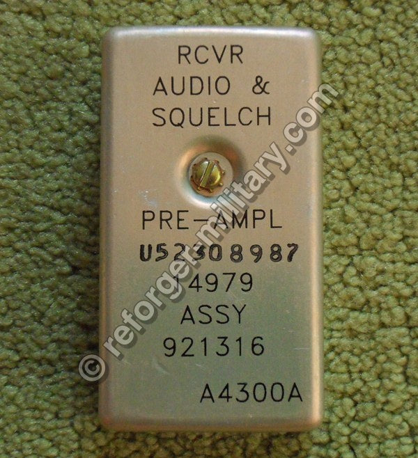 RT-524 / VRC-12 Circuit Module A4300A – Receiver Audio & Squelch (Audio & Rauschsperre)