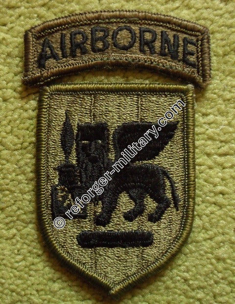 SETAF Patch in subdued, US‑Army BDU Shoulder Sleeve Insignia 