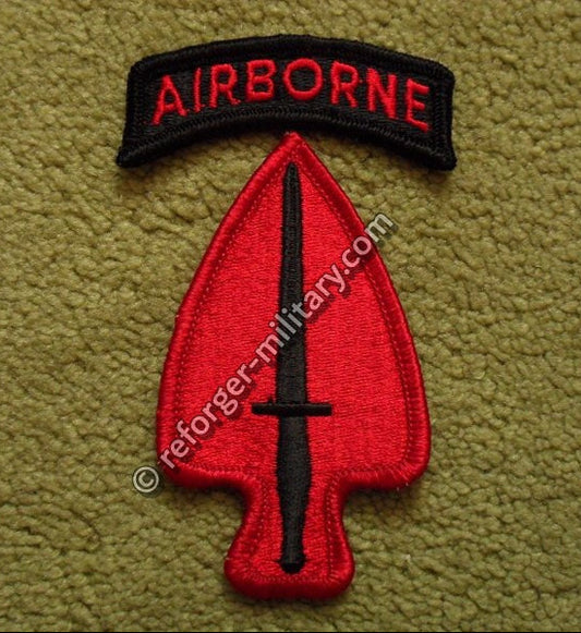 US Army Special Operations Command Airborne USASOC Full Color Patch