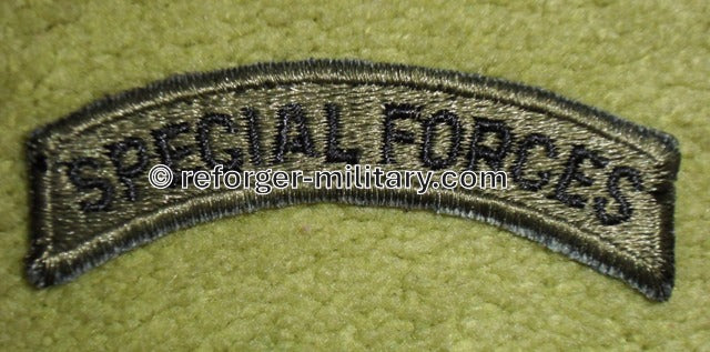 Special Forces Qualification Tab