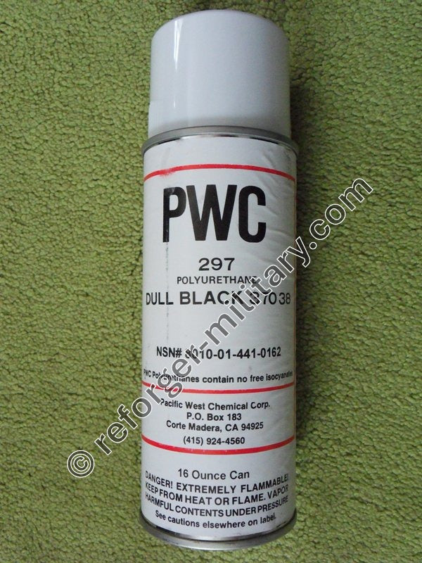 Sprühfarbe Matt Schwarz für HMMWV M998 US Army Fahrzeuge.