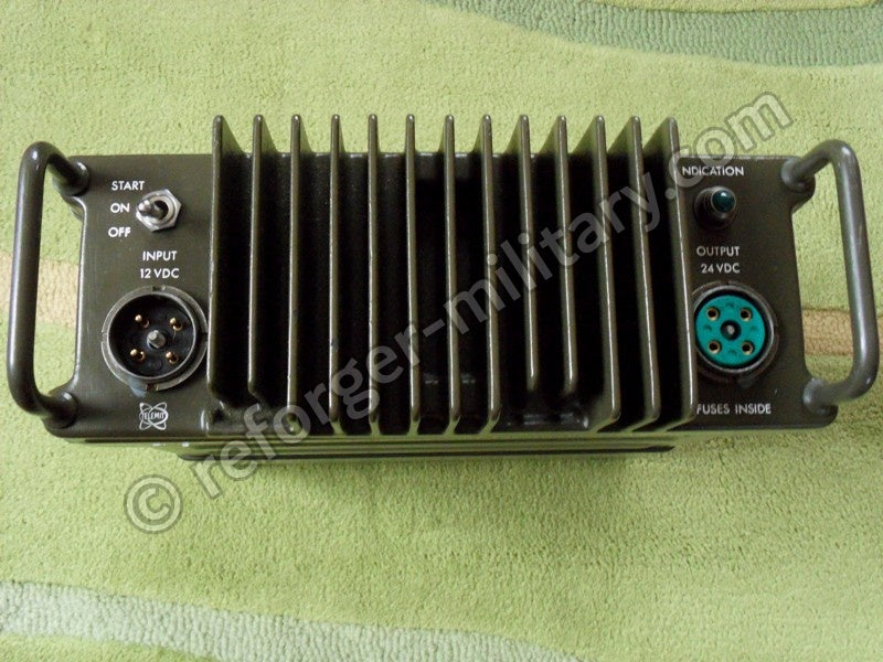 Telemit PP772B Militaerfunk DC Gleichstrom Spannungswandlers 12V auf 24V