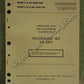 Original US Army Technical Manual TM 11-5805-243-12 – Handbuch für TA-1/PT Feldtelefon (Bedienung & Instandsetzung)