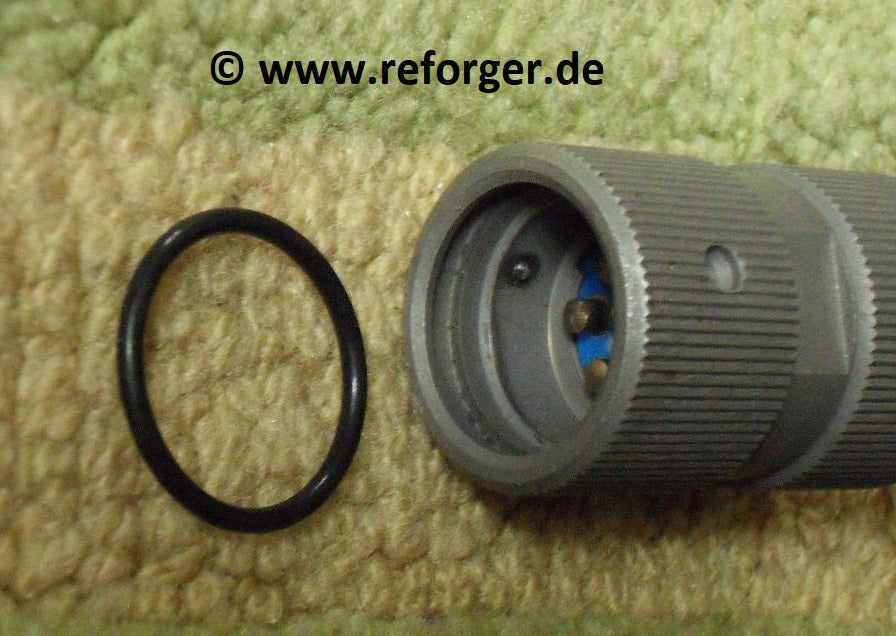Schwarzer Gummi-Ring, O-Ring – Dichtung für U-229/U Stecker
