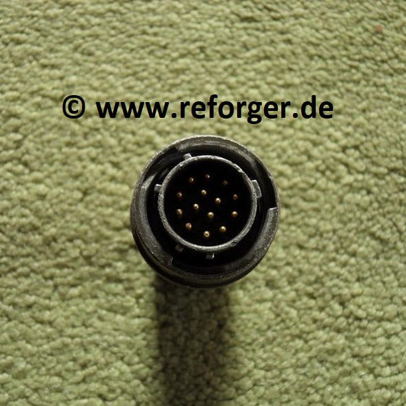 Detailansicht des U-316/U Steckers, 14-Pin gemäß MIL-DTL-55243