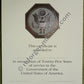 US-Militär Urkunde für 25 Jahre Dienst in der Regierung der Vereinigten Staaten – Certificate in Recognition of Twenty-Five-Years of Service