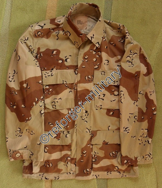 US Army Six-Color Desert Camo BDU Shirt