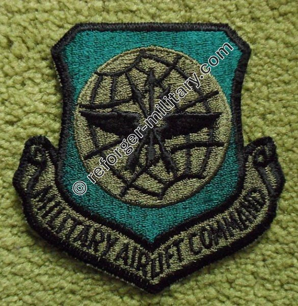 US Air Force Military Airlift Command Full-Color Subdued Patch