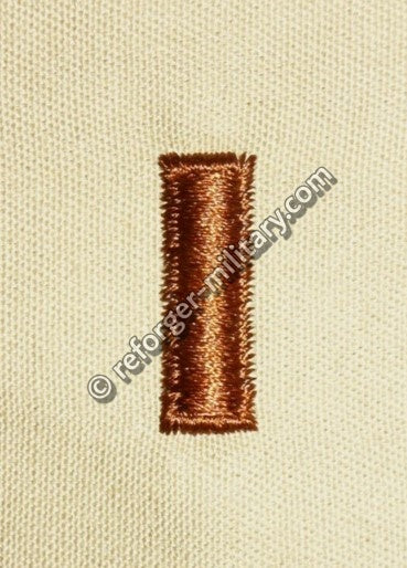 U.S. Army 2nd Lieutenant (2LT) Rangabzeichen Aufnäher – Desert Camo Rank Patch for DCU Uniform.