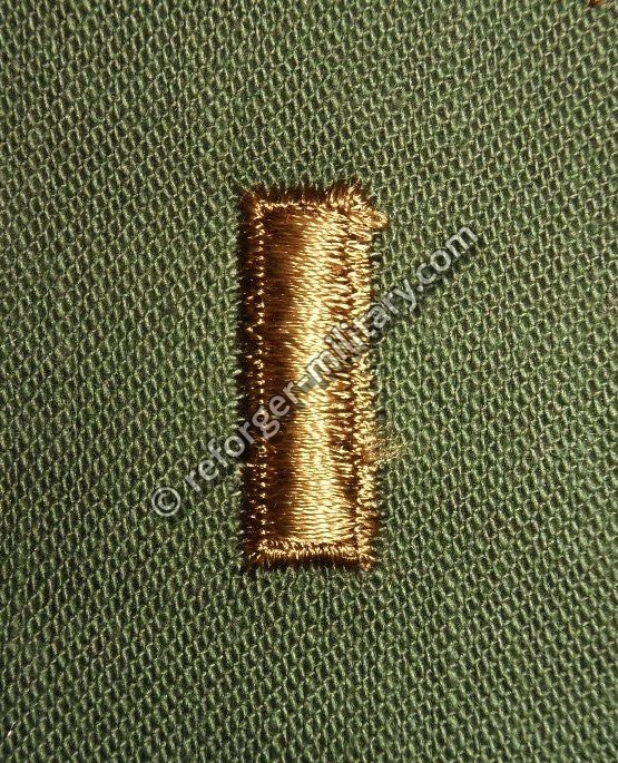 U.S. Army 2nd Lieutenant (2LT) Rangabzeichen Aufnäher – Subdued Rank Patch for BDU Uniform.
