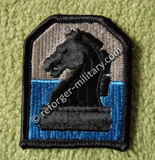 2nd Military Intelligence Command SSI Patch – Full Color Blue & Silver Knight Unit Insignia.