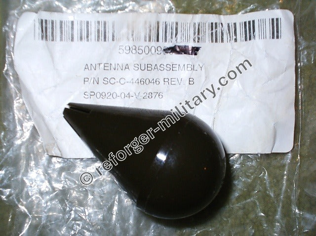 US Army Antenna Tip Protector, kleine Schutzkugel aus Kunststoff, SC-C-446046, NSN 5985-00-930-7223