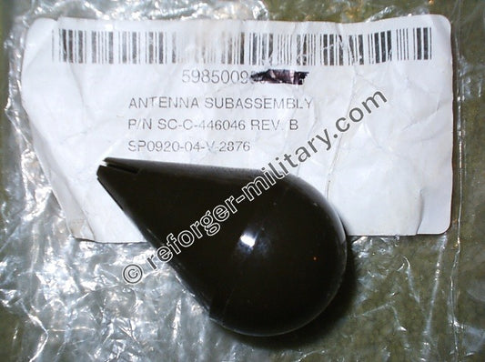US Army Antenna Tip Protector, kleine Schutzkugel aus Kunststoff, SC-C-446046, NSN 5985-00-930-7223