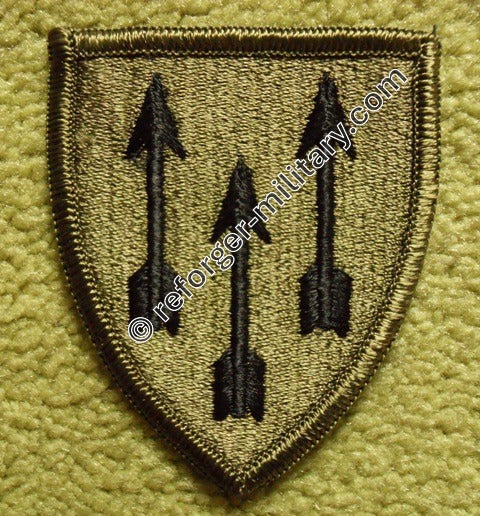 US Army 'Atomic Defense' –  Originales Abzeichen der US Nuclear Agency