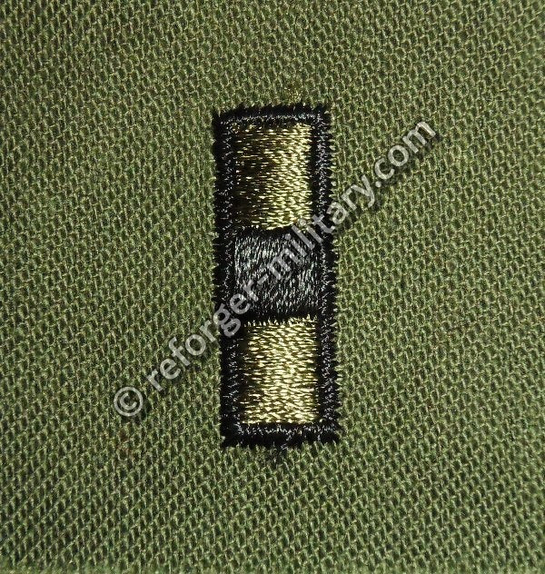 U.S. Army Chief Warrant Officer 1 (CW1 / WO1) Rangabzeichen Aufnäher – Subdued Rank Patch for BDU Uniform.