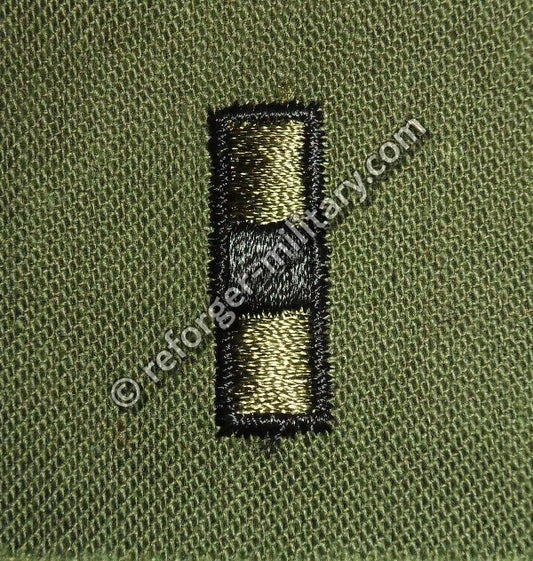 U.S. Army Chief Warrant Officer 1 (CW1 / WO1) Rangabzeichen Aufnäher – Subdued Rank Patch for BDU Uniform.
