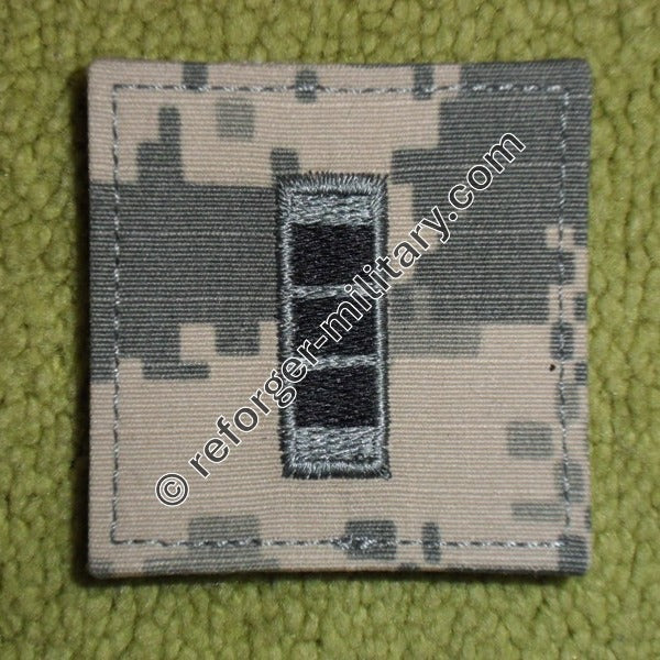 US-Army-Dienstgrad CW3 (Chief Warrant Officer 3) – gestickter Rank Patch im ACU-Digital-Tarnmuster