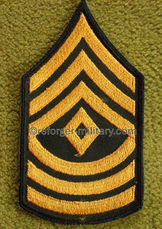 US Army Dienstgrad First Sergeant, Aufnäher Chevron für Dress Green