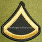 US Army Dienstgrad Private First Class, Aufnäher Chevron für Dress Green