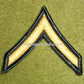 US Army Dienstgrad Private, Aufnäher Chevron für Dress Green 