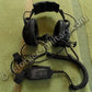 Originales US Army H-182A/PT Headset mit zwei Hörmuscheln (Dual Ear Variante) in der Gesamtansicht.
