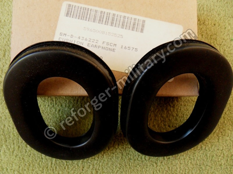 Ersatz-Ohrpolster (Ear Cushions) für US Army Headsets H-161, H-182 und H-251A in der Gesamtansicht.