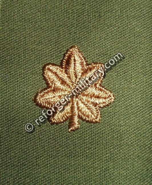 U.S. Army Major (MAJ) Rangabzeichen Aufnäher – Subdued Rank Patch for BDU Uniform.