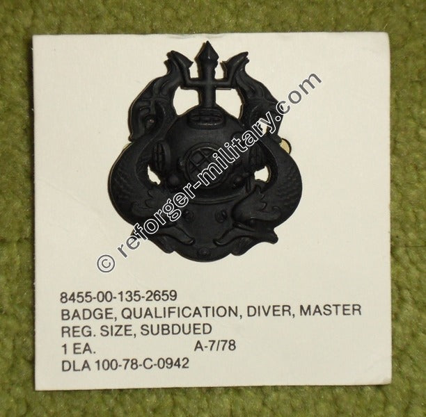 US Master Diver Anstecker – Leistungsabzeichen für Mlitärische Taucher