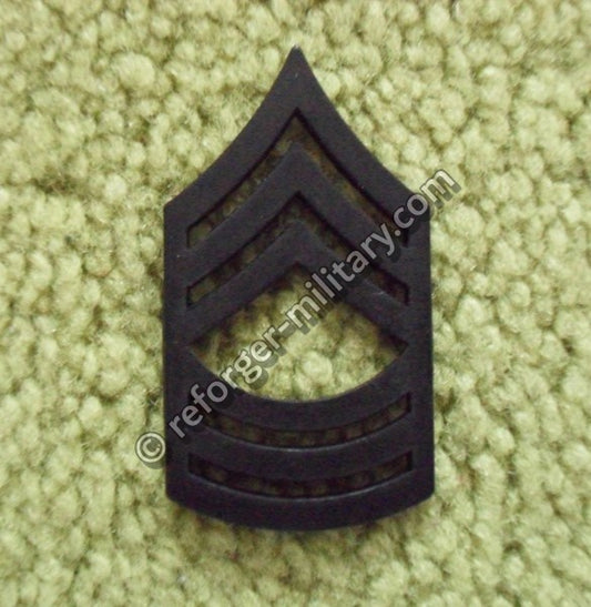 U.S. Army Master Sergeant (MSG) Rangabzeichen aus Metall – Subdued Rank Insignia Pins for BDU Uniform.