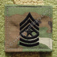 U.S. Army Sergeant-Major (E9) Rangabzeichen in OCP mit Klett.