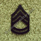 U.S. Army Sergeant First Class (SFC) Rangabzeichen aus Metall – Subdued Rank Insignia Pins for BDU Uniform.