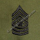 U.S. Army Sergeant Major of the Army (SMA) Rangabzeichen Aufnäher – Subdued Rank Patch for BDU Uniform.