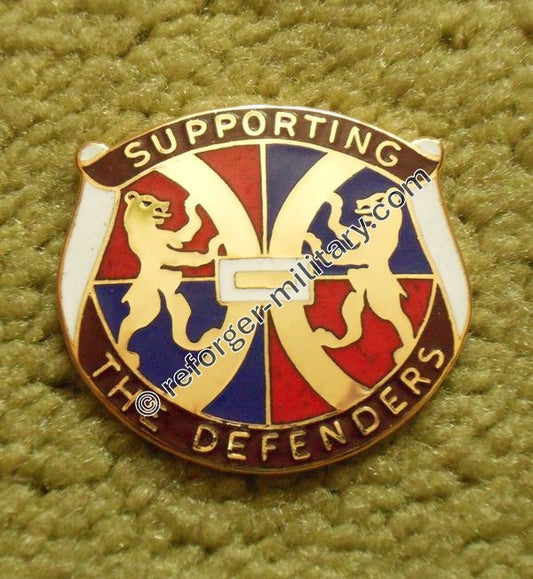 US Army Distinctive Unit Crest der Dental Activity (DENTAC), Teil der Berlin Brigade.