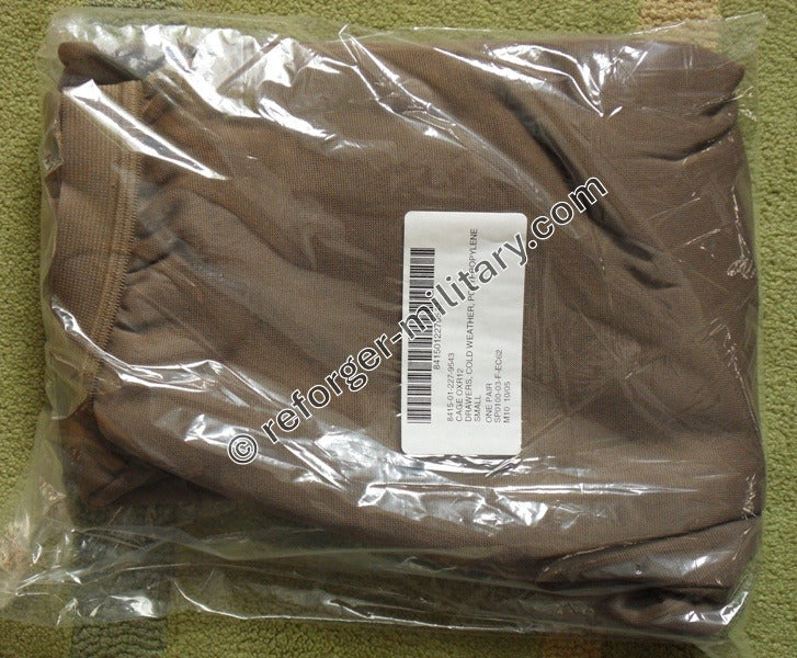 Detailansicht US-Army Cold Weather Drawers Gen III – lange Thermounterhose für extreme Kältebedingungen
