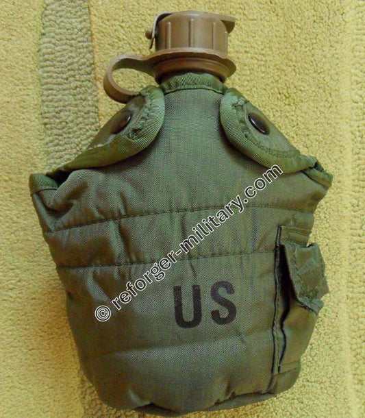 Feldflasche US 1-Quart mit Hülle Original US Army